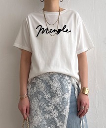カラーコード刺繍ロゴTシャツ
