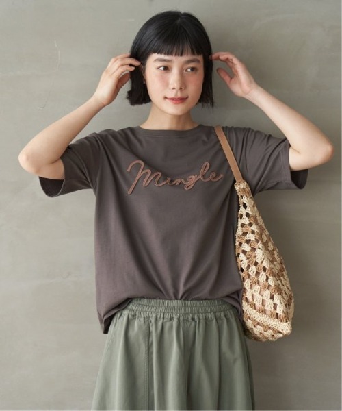 LBC(エルビーシー)の「カラーコード刺繍ロゴTシャツ(Tシャツ/カットソー・レディース・ホワイト/ブラウン/ブラック/ブルー・M/L)」の10枚目の写真