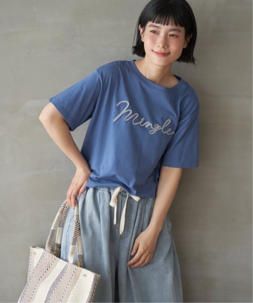 LBC(エルビーシー)の「カラーコード刺繍ロゴTシャツ(Tシャツ/カットソー・レディース・ホワイト/ブラウン/ブラック/ブルー・M/L)」の11枚目の写真