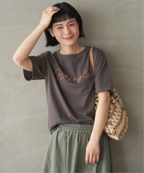 LBC(エルビーシー)の「カラーコード刺繍ロゴTシャツ(Tシャツ/カットソー・レディース・ホワイト/ブラウン/ブラック/ブルー・M/L)」の12枚目の写真