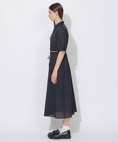 BLUE LABEL CRESTBRIDGE(ブルーレーベルクレストブリッジ)の「【WEB限定】コットンエアークロスシャツドレス(ワンピース・レディース・ベビーピンク/ダークネイビー・36/38)」の11枚目の写真