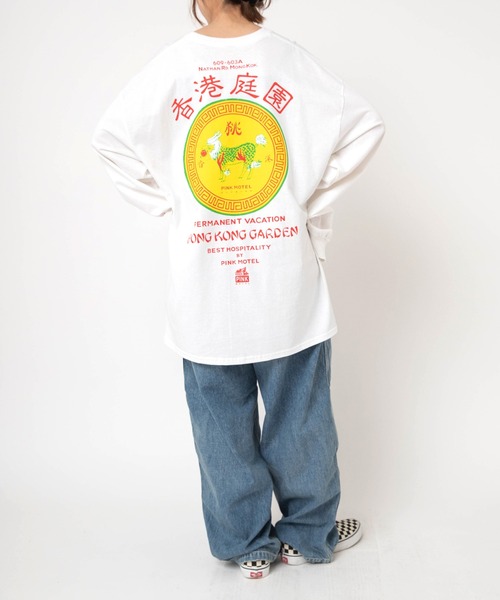 RNA（アールエヌエー）の「M2265 PINKMOTEL キリンロンT（Tシャツ/カットソー・レディース・ホワイト・MEDIUM）」の17枚目の写真