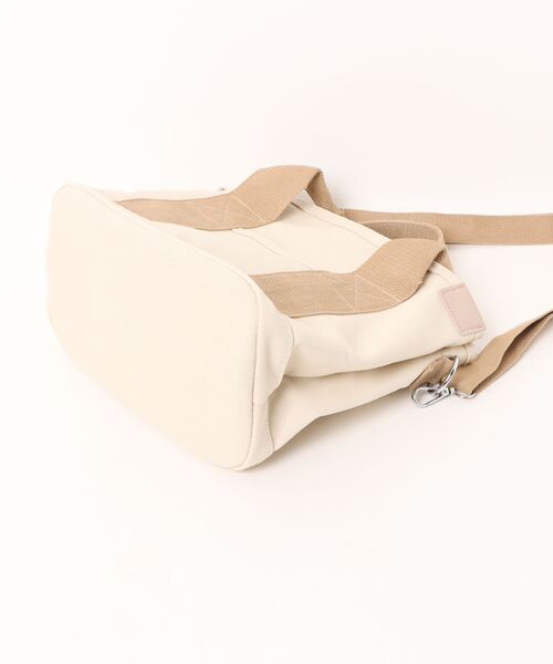 VIBGYOR(ヴィブジョー)の「Mignonjour/2WAYシンプルキャンバスミニトートバッグ M2934(トートバッグ・レディース・ブラック/アイボリー/ブラウン・FREE)」の10枚目の写真