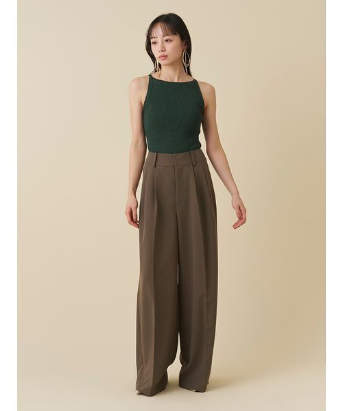 SNIDEL(スナイデル)の「カップインアメスリニットプルオーバー(ニット/セーター・レディース・アイボリー/ベージュ/グリーン/ブラック・F)」の6枚目の写真