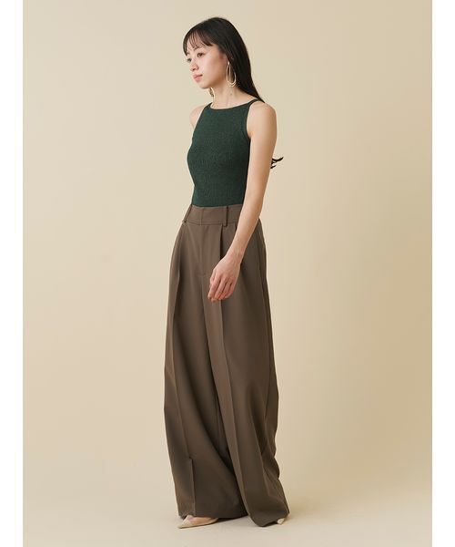 SNIDEL(スナイデル)の「カップインアメスリニットプルオーバー(ニット/セーター・レディース・アイボリー/ベージュ/グリーン/ブラック・F)」の7枚目の写真