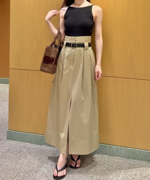 SNIDEL(スナイデル)の「カップインアメスリニットプルオーバー(ニット/セーター・レディース・アイボリー/ベージュ/グリーン/ブラック・F)」の17枚目の写真