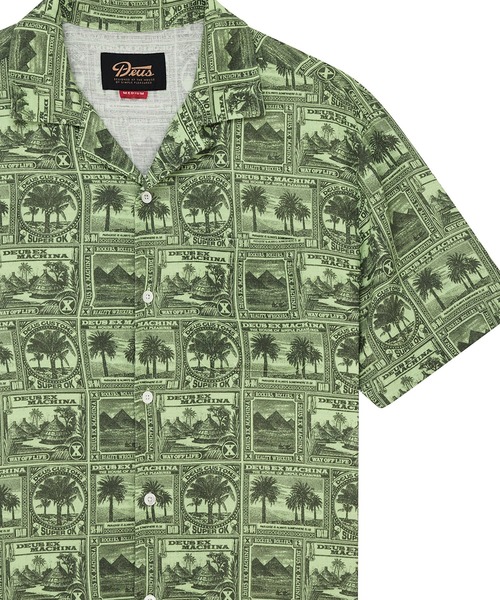 DEUS EX MACHINA（デウスエクスマキナ）の「MAIL-MAN SHIRT（シャツ/ブラウス・メンズ・グリーン/レッド・M/L）」の8枚目の写真