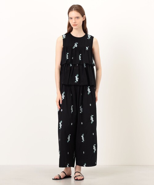 NE QUITTEZ PAS!（ヌキテパ）の「ne Quittez pas Cotton Voile Jasmine ブラウス（シャツ/ブラウス・レディース・ブルー系その他/ブラック系その他・FREE）」の12枚目の写真