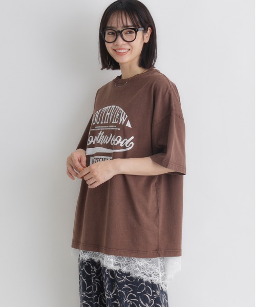 Right-on（ライトオン）の「【HONEYSUCKLE ROSE】レース切替ノースリーブTシャツ（タンクトップ・レディース・ホワイト/ブラック・L）」の22枚目の写真