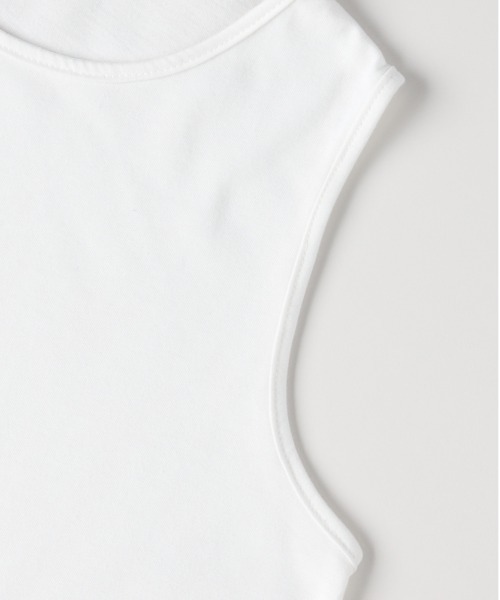 Right-on（ライトオン）の「【HONEYSUCKLE ROSE】レース切替ノースリーブTシャツ（タンクトップ・レディース・ホワイト/ブラック・L）」の17枚目の写真