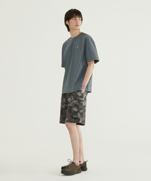 COVERNAT（カバーナット）の「スモールCロゴナイロンTシャツチャコール（Tシャツ/カットソー・メンズ・その他・SMALL/MEDIUM/LARGE/X-LARGE/XX-LARGE/X-SMALL）」の5枚目の写真