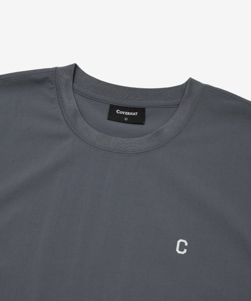 COVERNAT（カバーナット）の「スモールCロゴナイロンTシャツチャコール（Tシャツ/カットソー・メンズ・その他・SMALL/MEDIUM/LARGE/X-LARGE/XX-LARGE/X-SMALL）」の7枚目の写真