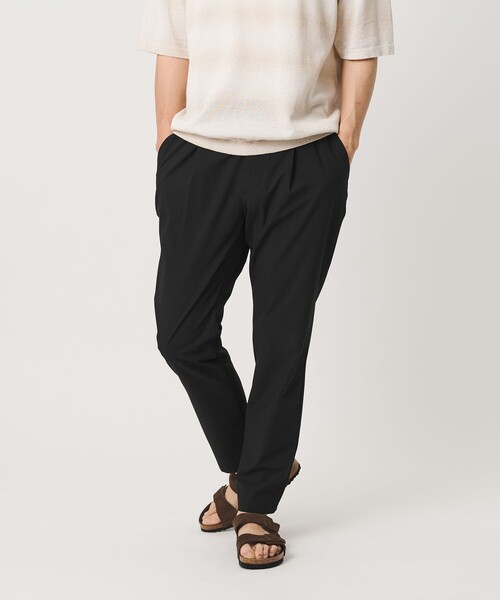BEAUTY&YOUTH UNITED ARROWS(ビューティーアンドユースユナイテッドアローズ)の「クールタッチ TR 1プリーツ イージーパンツ NO.5 ストレッチ 接触冷感(その他パンツ・メンズ・ネイビー/ダークグレー/ベージュ/ブラック・S/XL/L/M)」の9枚目の写真