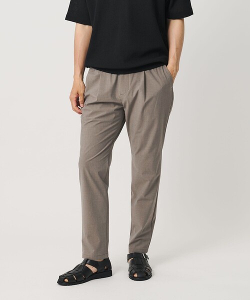 BEAUTY&YOUTH UNITED ARROWS(ビューティーアンドユースユナイテッドアローズ)の「クールタッチ TR 1プリーツ イージーパンツ NO.5 ストレッチ 接触冷感(その他パンツ・メンズ・ネイビー/ダークグレー/ベージュ/ブラック・S/XL/L/M)」の7枚目の写真