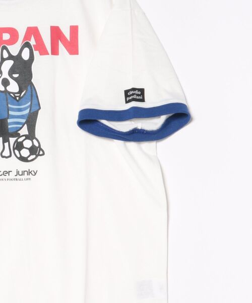 SoccerJunky(サッカージャンキー)の「SOCCER JUNKY / CLAUDIO PANDIANI 配色リンガーTシャツ 半袖カットソー(Tシャツ/カットソー・メンズ・イエロー/ブルー/レッド/サックスブルー・M/L)」の22枚目の写真