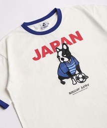 SOCCER JUNKY / CLAUDIO PANDIANI 配色リンガーTシャツ 半袖カットソー