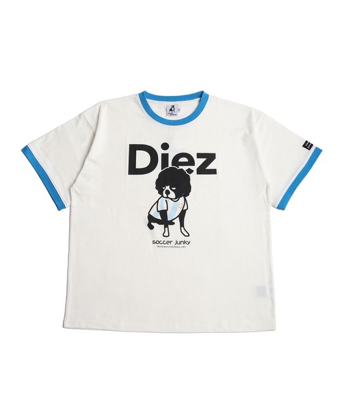 SoccerJunky(サッカージャンキー)の「SOCCER JUNKY / CLAUDIO PANDIANI 配色リンガーTシャツ 半袖カットソー(Tシャツ/カットソー・メンズ・イエロー/ブルー/レッド/サックスブルー・M/L)」の5枚目の写真