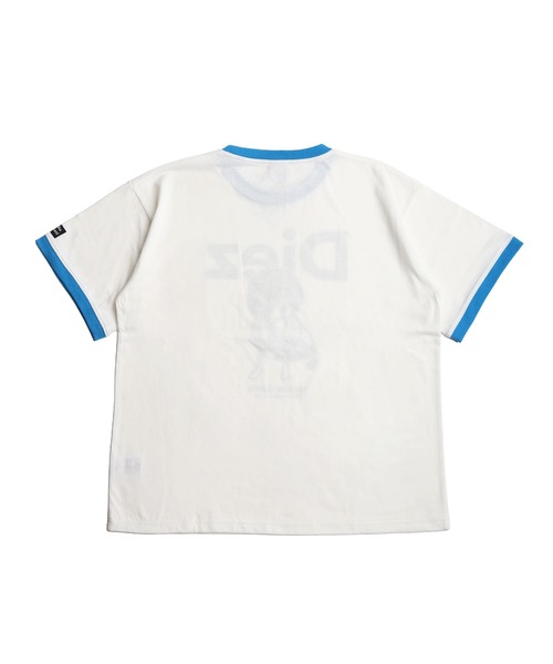 SoccerJunky(サッカージャンキー)の「SOCCER JUNKY / CLAUDIO PANDIANI 配色リンガーTシャツ 半袖カットソー(Tシャツ/カットソー・メンズ・イエロー/ブルー/レッド/サックスブルー・M/L)」の6枚目の写真