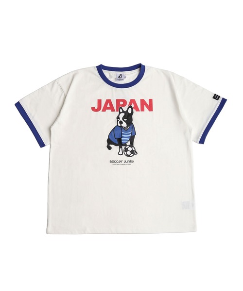 SoccerJunky(サッカージャンキー)の「SOCCER JUNKY / CLAUDIO PANDIANI 配色リンガーTシャツ 半袖カットソー(Tシャツ/カットソー・メンズ・イエロー/ブルー/レッド/サックスブルー・M/L)」の8枚目の写真