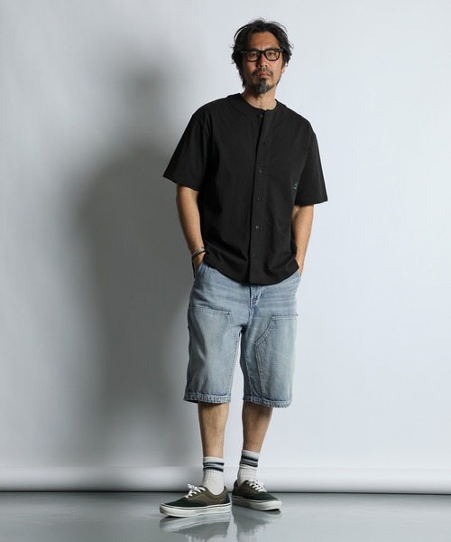 The DUFFER of ST.GEORGE(ザダファーオブセントジョージ)の「【WEB限定アイテム】8oz HEAVY WEIGHT SOLID BASEBALL TEE:セットアップ対応 8オンス ヘビーウェイト ベースボールTEE(Tシャツ/カットソー・メンズ・ブラウン/スミクロ/ネイビー・XX-LARGE/SMALL/MEDIUM/LARGE/X-LARGE)」の5枚目の写真