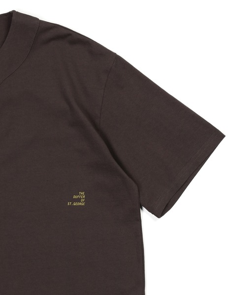 The DUFFER of ST.GEORGE(ザダファーオブセントジョージ)の「【WEB限定アイテム】8oz HEAVY WEIGHT SOLID BASEBALL TEE:セットアップ対応 8オンス ヘビーウェイト ベースボールTEE(Tシャツ/カットソー・メンズ・ブラウン/スミクロ/ネイビー・XX-LARGE/SMALL/MEDIUM/LARGE/X-LARGE)」の17枚目の写真