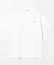 LACOSTE/ラコステ アウトライン クロック クルーネック Tシャツ/ワンポイントTシャツ