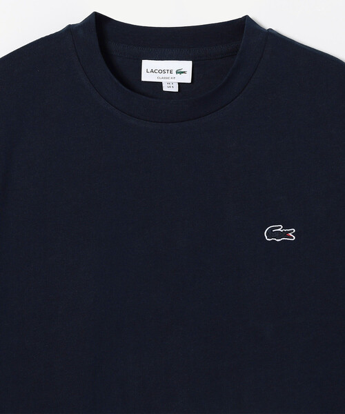 FREAK'S STORE(フリークスストア)の「LACOSTE/ラコステ アウトライン クロック クルーネック Tシャツ/ワンポイントTシャツ(Tシャツ/カットソー・レディース・ネイビー/ブラック/オフホワイト・2/3)」の14枚目の写真