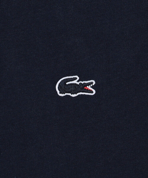 FREAK'S STORE(フリークスストア)の「LACOSTE/ラコステ アウトライン クロック クルーネック Tシャツ/ワンポイントTシャツ(Tシャツ/カットソー・レディース・ネイビー/ブラック/オフホワイト・2/3)」の15枚目の写真