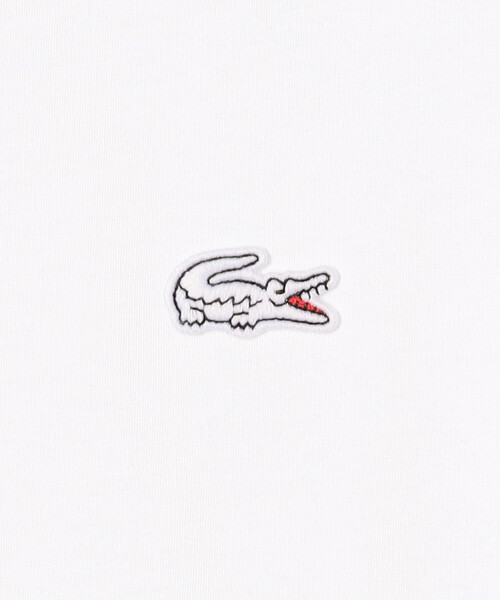 FREAK'S STORE(フリークスストア)の「LACOSTE/ラコステ アウトライン クロック クルーネック Tシャツ/ワンポイントTシャツ(Tシャツ/カットソー・レディース・ネイビー/ブラック/オフホワイト・2/3)」の18枚目の写真