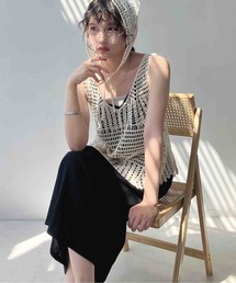 〇アジャスター付き レースベストとキャミワンピ 2点セットアイテム