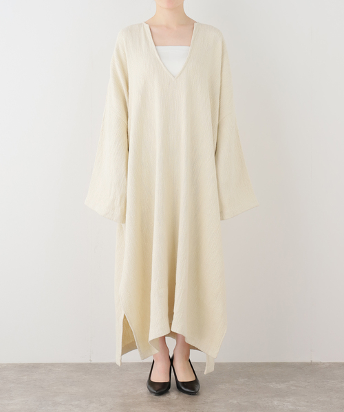Deuxieme Classe(ドゥーズィエムクラス)の「【MARRAKSHI LIFE/マラケシュ ライフ】THE LONG SLEEVE CAFTAN(FL(ワンピース・レディース・アイボリー・FREE)」の8枚目の写真