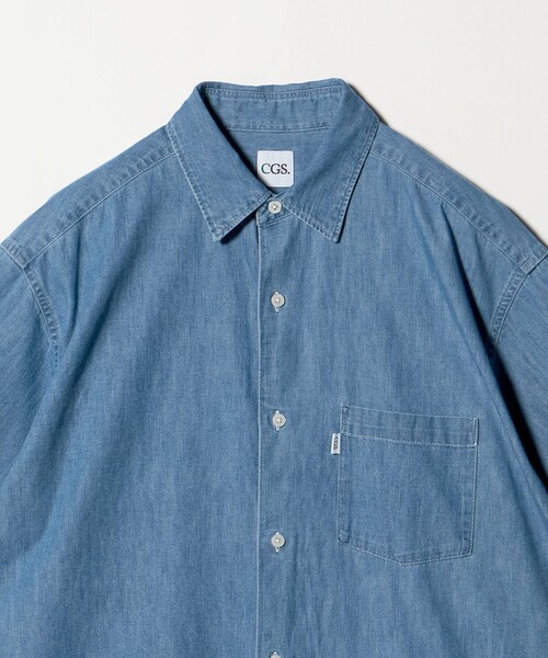 California General Store(California General Store)の「<CGS.>ライト オンス デニム シャツ(シャツ/ブラウス・メンズ・コバルトブルー・S/M/L)」の4枚目の写真