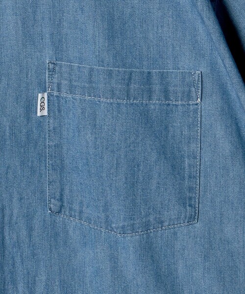 California General Store(California General Store)の「<CGS.>ライト オンス デニム シャツ(シャツ/ブラウス・メンズ・コバルトブルー・S/M/L)」の7枚目の写真