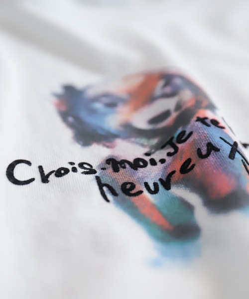 カラフルDOG クルーネックTEE | NOMBRE IMPAIR