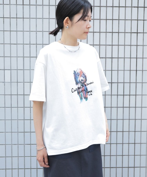 カラフルDOG クルーネックTEE | NOMBRE IMPAIR