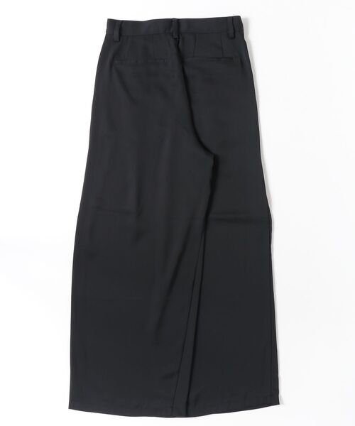 TORUNE（トルネ）の「TORUNE∴ドレープタックワイドパンツ（スラックス・レディース・ブラック/グレー・XS/S/M/L）」の9枚目の写真