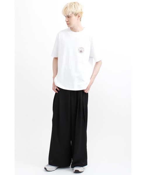 TORUNE（トルネ）の「TORUNE∴ドレープタックワイドパンツ（スラックス・レディース・ブラック/グレー・XS/S/M/L）」の3枚目の写真