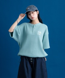 Remember.（リメンバー）の「ヘンリーネックサーマルドローコードTシャツ / Henley Neck Thermal Drawcord T-Shirt（Tシャツ/カットソー）」