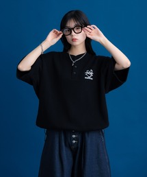 ヘンリーネックサーマルドローコードTシャツ / Henley Neck Thermal Drawcord T-Shirt
