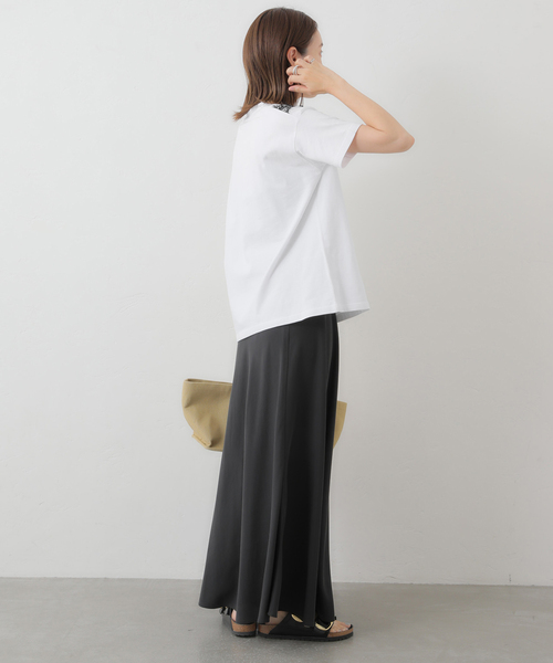 SLOBE IENA(スローブイエナ)の「アイラッシュレースTシャツ(Tシャツ/カットソー・レディース・ホワイト/グレー/ブラック・FREE)」の8枚目の写真