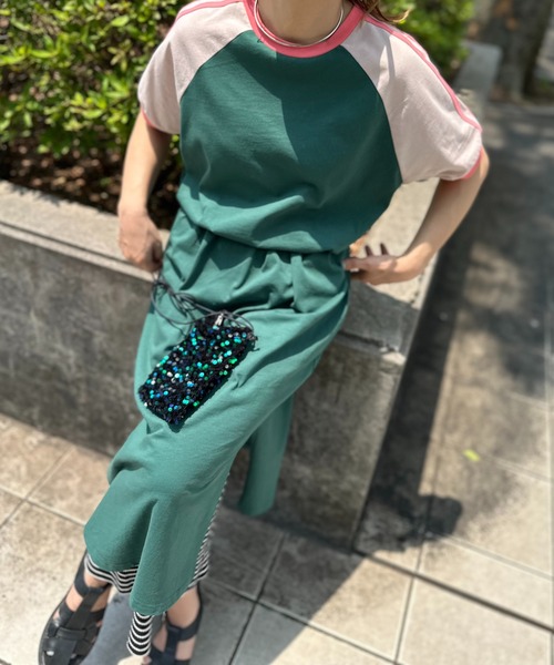 グリーン
model:154cm 着用サイズ:FREE