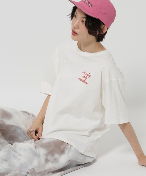 niko and...(ニコアンド)の「アソートワッペンTシャツ(Tシャツ/カットソー・レディース・ネイビー/ライトイエロー/オフホワイト・LARGE/MEDIUM)」の18枚目の写真