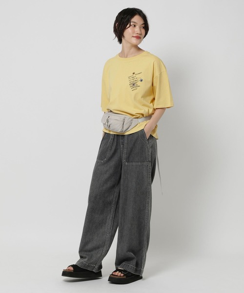 niko and...(ニコアンド)の「アソートワッペンTシャツ(Tシャツ/カットソー・レディース・ネイビー/ライトイエロー/オフホワイト・LARGE/MEDIUM)」の21枚目の写真