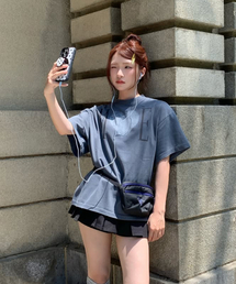 MTTIRE（マティレ）の「ME VINTAGE HEART OVERSIZED T-SHIRT / NAVY（Tシャツ/カットソー）」