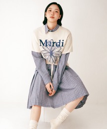 Mardi Mercredi｜マルディメクルディのスカート（ブルー・ネイビー