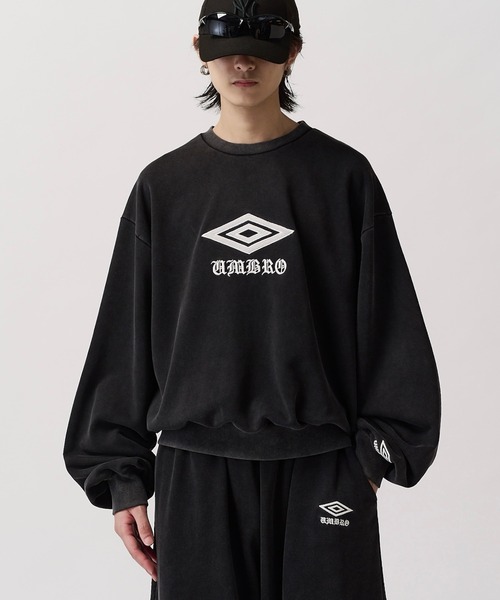セール】【UMBRO for Lui's】FADE VOLUME SWEAT PULLOVER / フェード