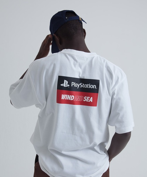 WIND AND SEA(ウィンダンシー)の「PLAYSTATION x WDS CONTROLLER S/S TEE(Tシャツ/カットソー・メンズ・ホワイト/ブラック・X-LARGE/LARGE/MEDIUM/SMALL)」の1枚目の写真