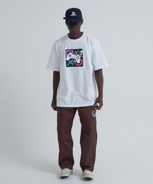 WIND AND SEA(ウィンダンシー)の「PLAYSTATION x WDS CONTROLLER S/S TEE(Tシャツ/カットソー・メンズ・ホワイト/ブラック・X-LARGE/LARGE/MEDIUM/SMALL)」の4枚目の写真
