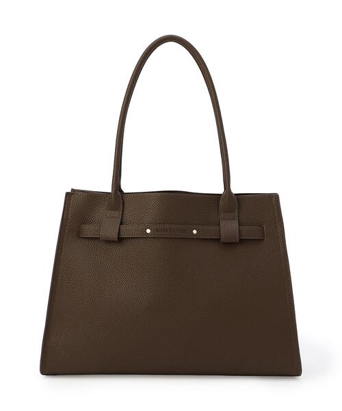 NATURAL BEAUTY BASIC(ナチュラルビューティーベーシック)の「〈A4収納可〉ベルテッドシュリンクトート(トートバッグ・レディース・ブラック/ブラウン・フリ-/-)」の4枚目の写真