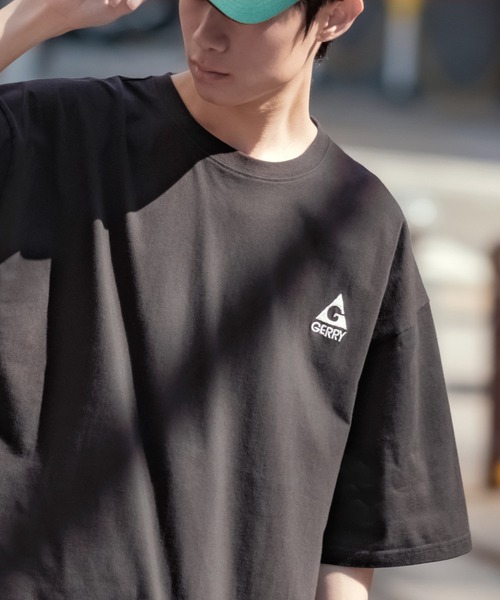 En serio TOKYO（エンソリオトーキョー）の「【GERRY】半袖ワンポイントロゴ刺繍Tシャツ 32-9126G-XJ（Tシャツ/カットソー・メンズ・カーキ/オートミール/ホワイト/ダークブルー/ブラック・LARGE/X-LARGE/MEDIUM/SMALL）」の10枚目の写真